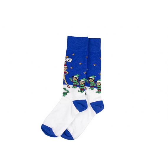 Fancy North Pole Cozy Christmas Elves Socks