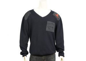 Winter Polyester 7 Gauge Thick Mens Military Style Sweater With Full Sleeve