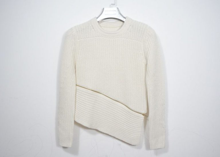 Custom Thick Keep Warm Cable Knit Sweater Womens Acrylic White Pullover Style