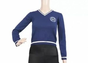 British Kids Pullover Sweater Pure Cotton Kids School Sweater Custom Made