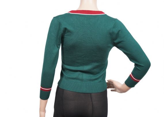 Suéteres del uniforme de la escuela primaria, verde del suéter del vestido de la escuela anti – encogimiento