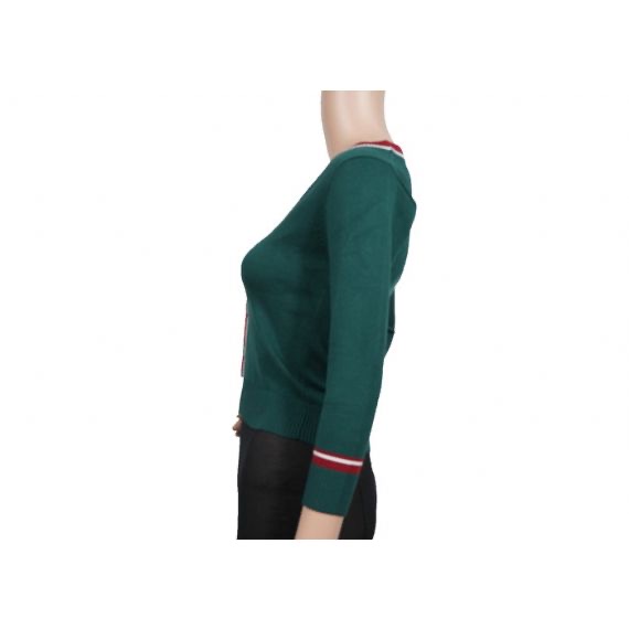 Suéteres del uniforme de la escuela primaria, verde del suéter del vestido de la escuela anti – encogimiento