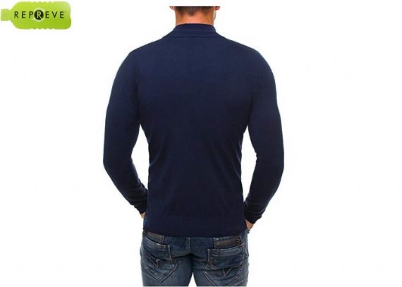 Sustainable Polyester Knitted 1/4 Zip Up Pullover Sweater