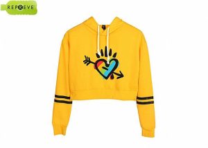 Cotton Long Sleeve Crop Top Sustainable Sportswear