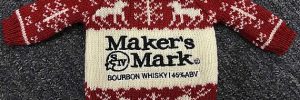 Sustainable Polyester Custom Wine Bottle Sweater Koozie Covers For Maker's Mark