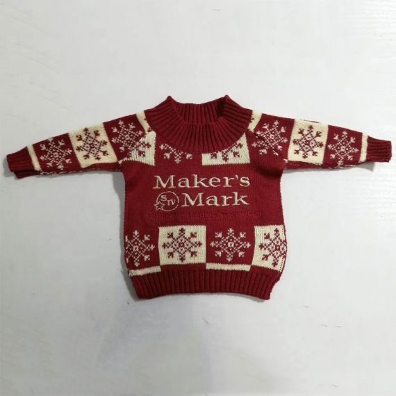 Poliéster sostenible hecho a medida suéter de botella de vino koozie blusa para Maker ‘s mark