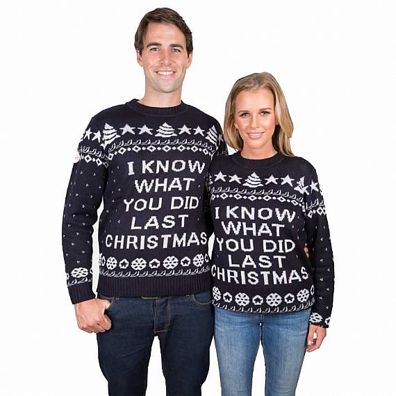 I Know What You Did Last Christmas Ugly Christmas Sweater Set