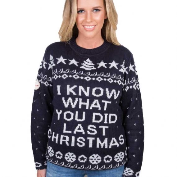 Sé lo que hiciste la última Navidad Ugly Christmas Sweater Set