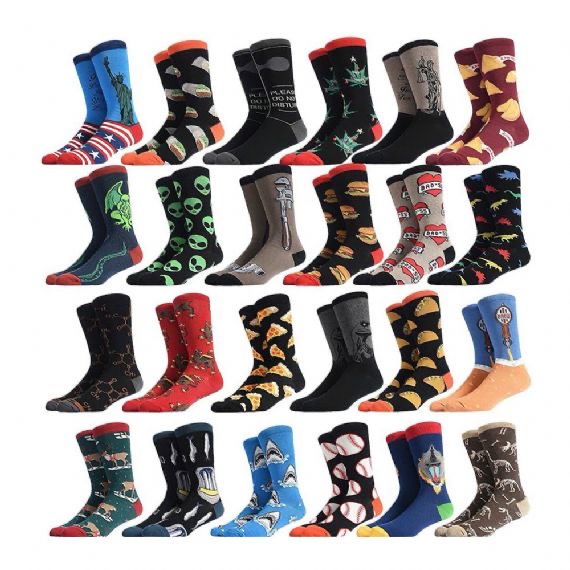 Custom Design Xmas Socks Men’s