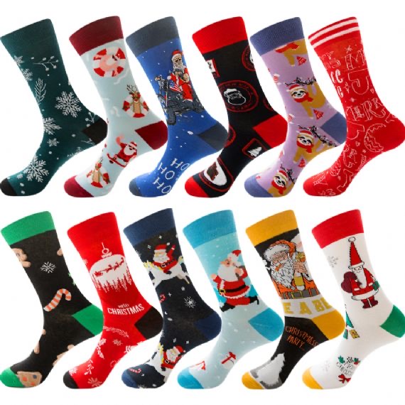 Funky Unisex Santa Socks