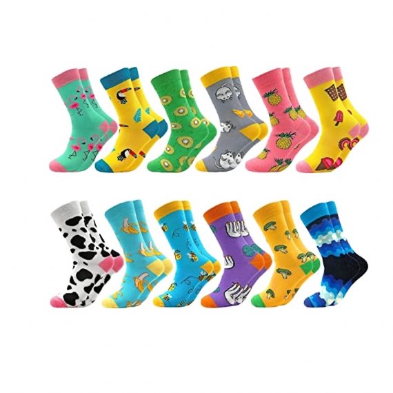 Calcetines divertidos creativos personalizados para hombres