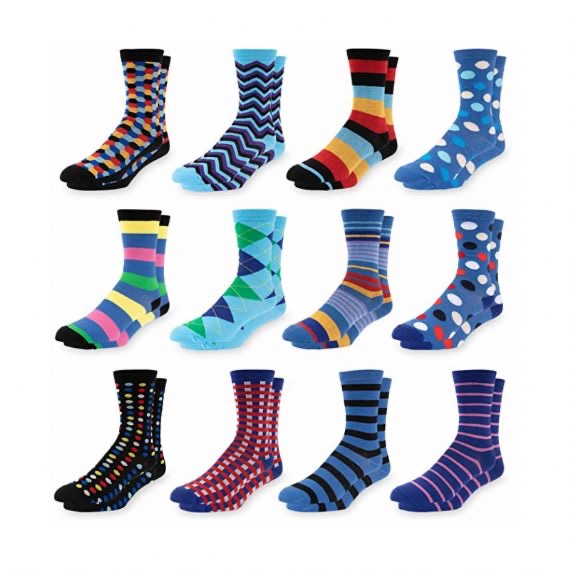 Calcetines divertidos creativos personalizados para hombres