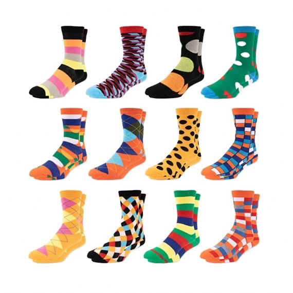 Calcetines divertidos creativos personalizados para hombres