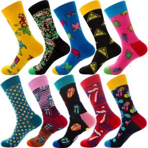 Colorful Novelty Men's Wholesale Socks
