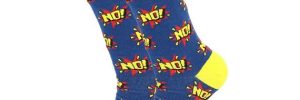 Embroidered Custom Logo Men's Knitted Socks