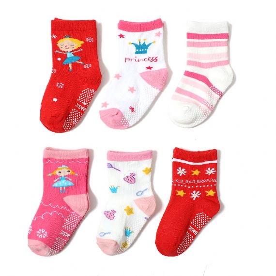 Proveedores de Calcetines al por mayor rosados ​​de los niños pequeños