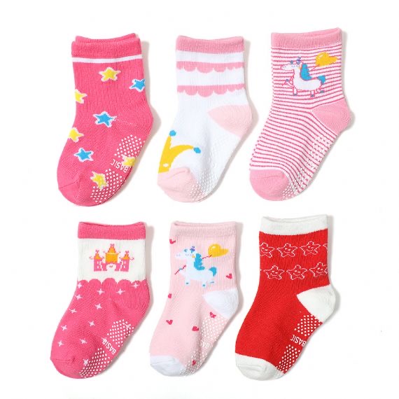 Proveedores de Calcetines al por mayor rosados ​​de los niños pequeños