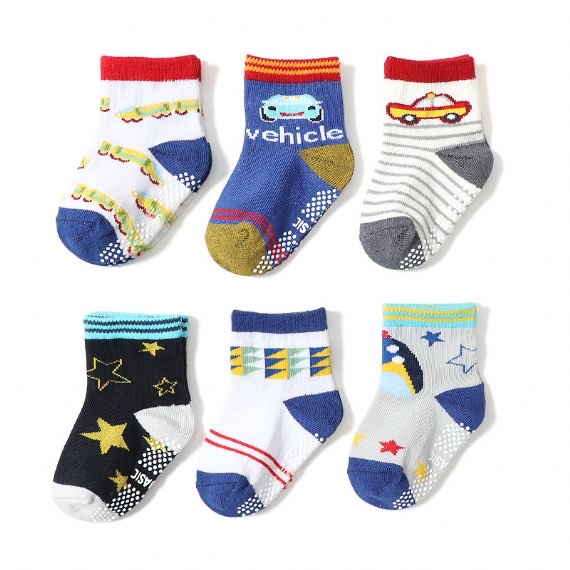 Calcetines unisex de algodón antideslizante a granel al por mayor