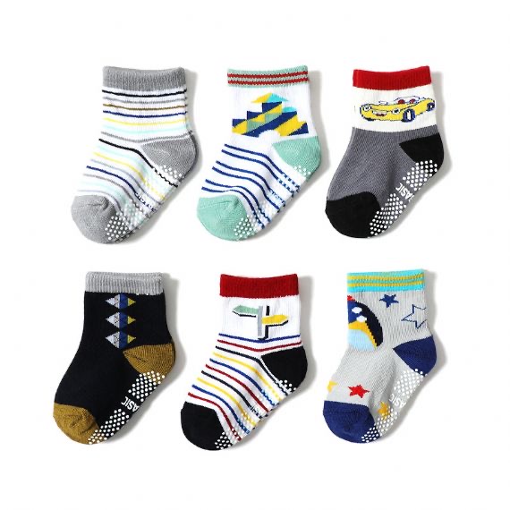 Calcetines unisex de algodón antideslizante a granel al por mayor