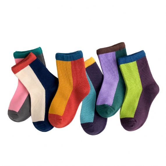 Summer Cotton Contrast Socks Supplier