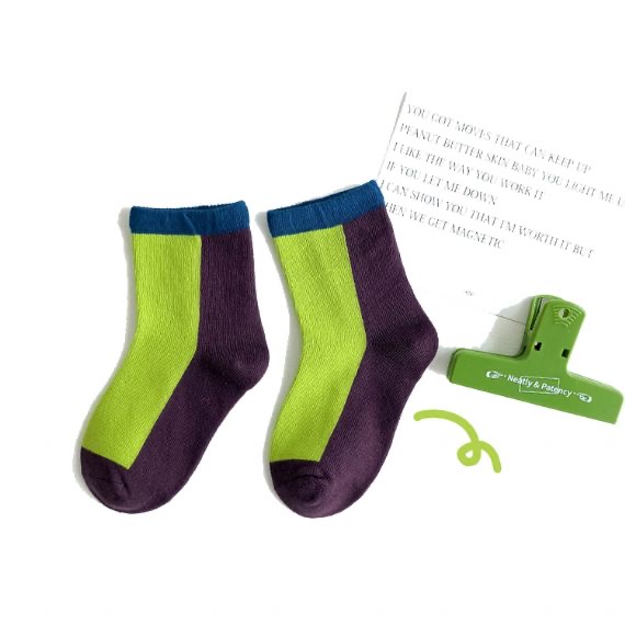 Summer Cotton Contrast Socks Supplier