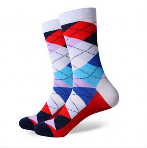 New Argyle Pattern Custom Design Socks
