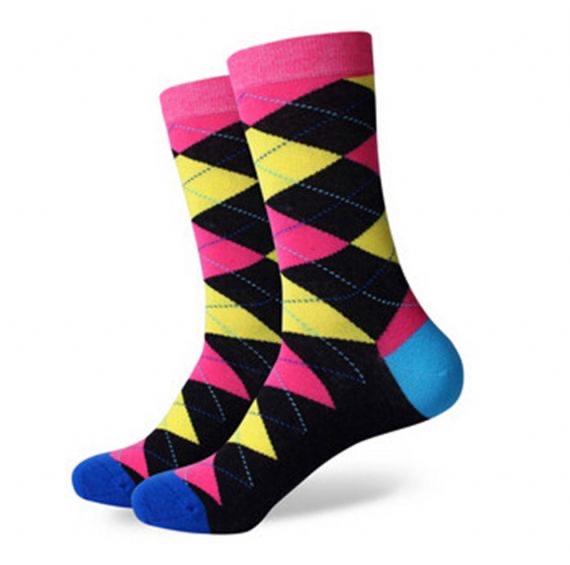 New Argyle Pattern Custom Design Socks