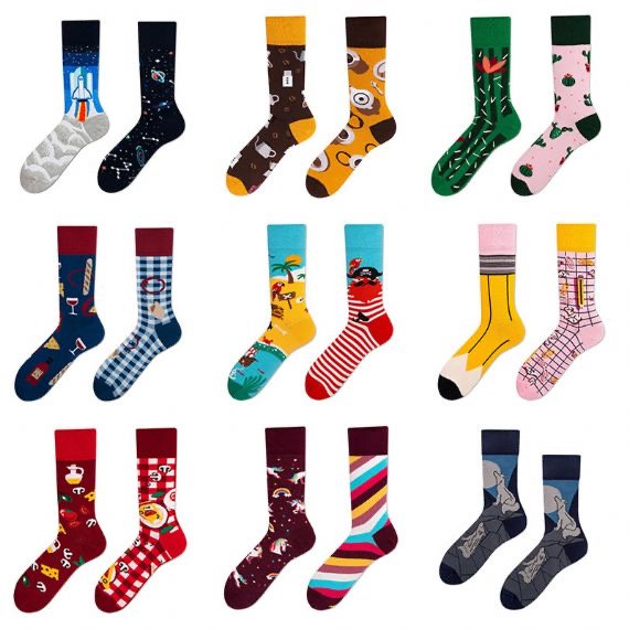 Calcetines navideños únicos para hombre