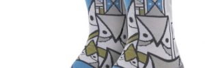 Stripe Pattern Funny Novelty Socks