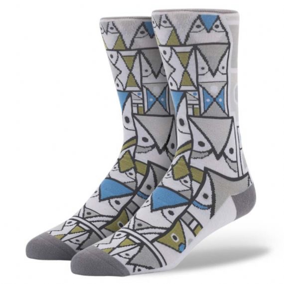 Stripe Pattern Funny Novelty Socks