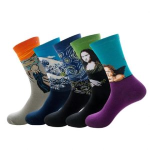 Long Unisex Oil Painting Bulk Tube Socks