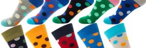 Multicolor Dotted Custom Knit Socks