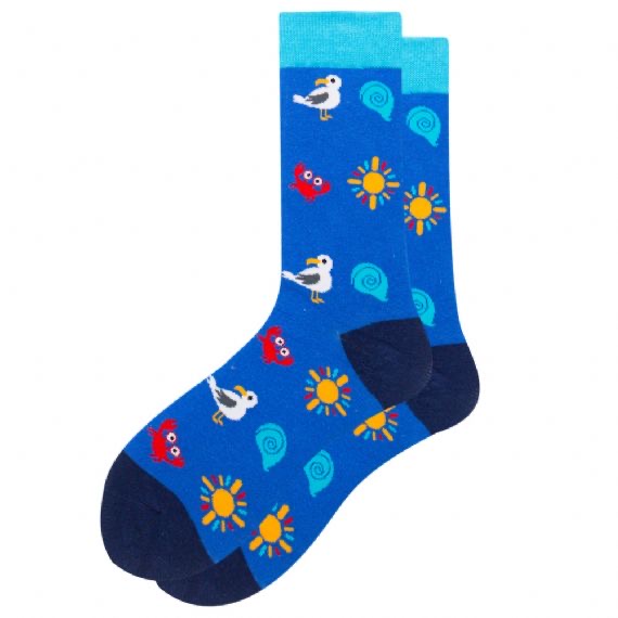 Beach Time Novelty Socks