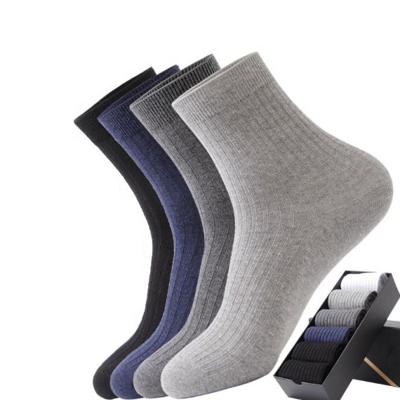 Calcetines sostenibles para hombre empaquetados en caja