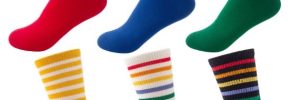White Stripes Eco Friendly Wool Socks