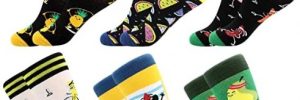 Funky Fruit Prints Synthetic Socks