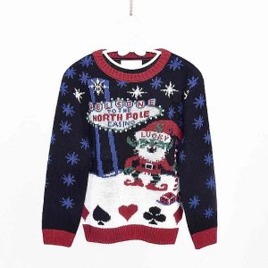 North Pole Unisex Kids Christmas Sweater Supplier
