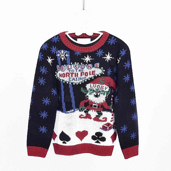 North Pole Unisex Kids Christmas Sweater Supplier