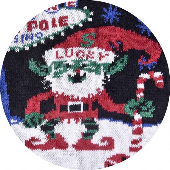 Proveedor de suéter de Navidad para niños unisex del Polo Norte