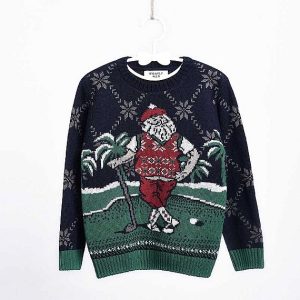 Hardworking Santa Boy Christmas Jumper