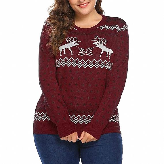 Plus Size Women’s Ugly Christmas Sweaters